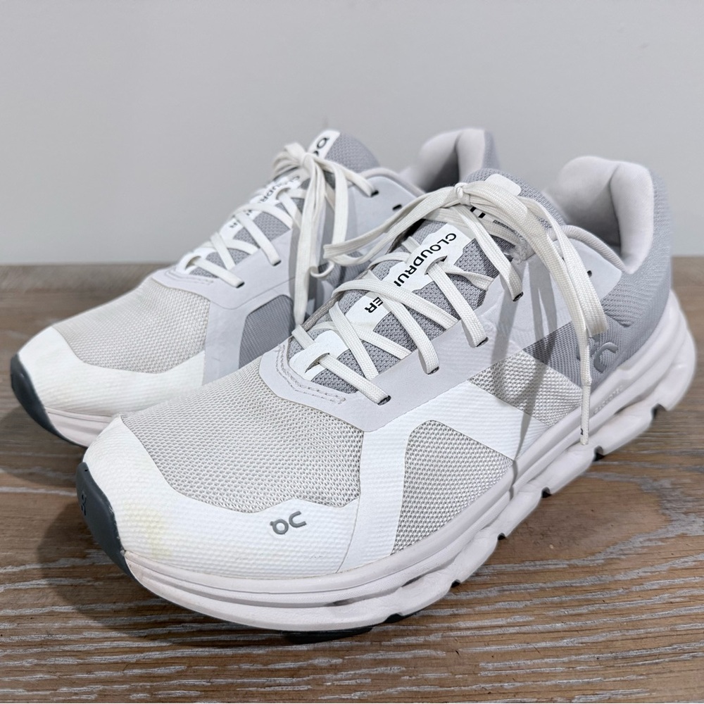On Running Cloudrunner 2 Frost White Sneakers